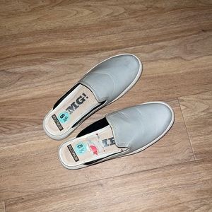 Metallic Slip Ons